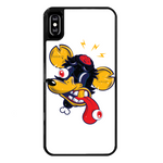 CHOPPED CHESTER Back Printed Black Hard Phone Case