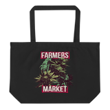 Large FARMER'S MARKET organic tote bag