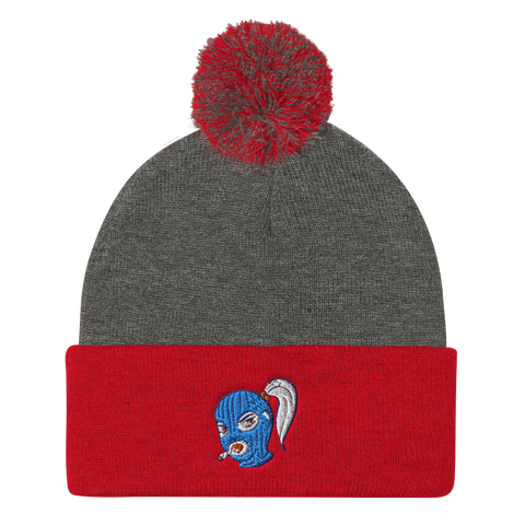 REDEYE QUEENZ Pom Pom Knit Cap