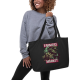 Large FARMER'S MARKET organic tote bag